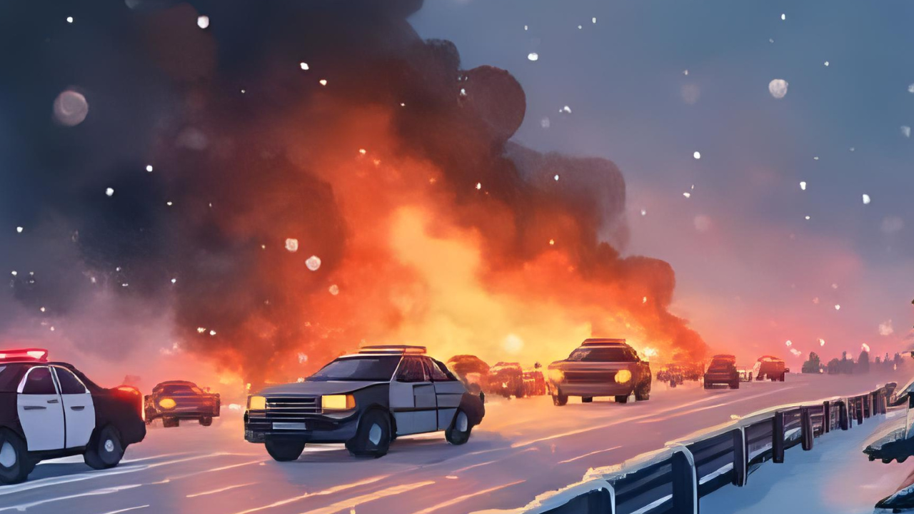 【衝撃】関越道で57台が絡む大事故発生！17台炎上の惨劇を防ぐために高校生が知っておくべき「雪道のリアル」