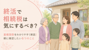 終活で相続税は気にするべき？基礎控除をわかりやすく解説｜親に認したい6つのこと