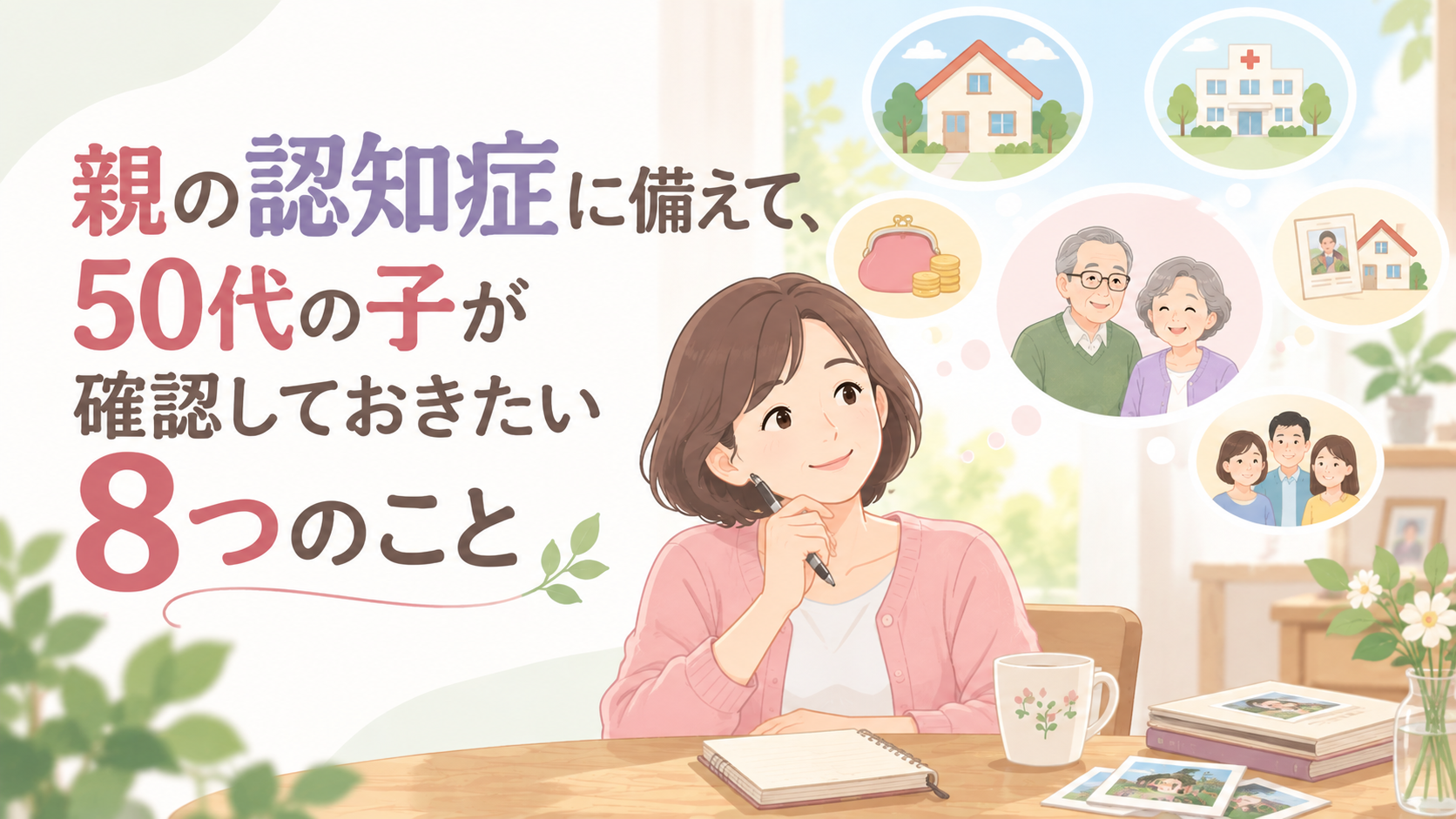 親の終活と認知症 50代の子が「親が元気なうちに」確認したい8つのこと