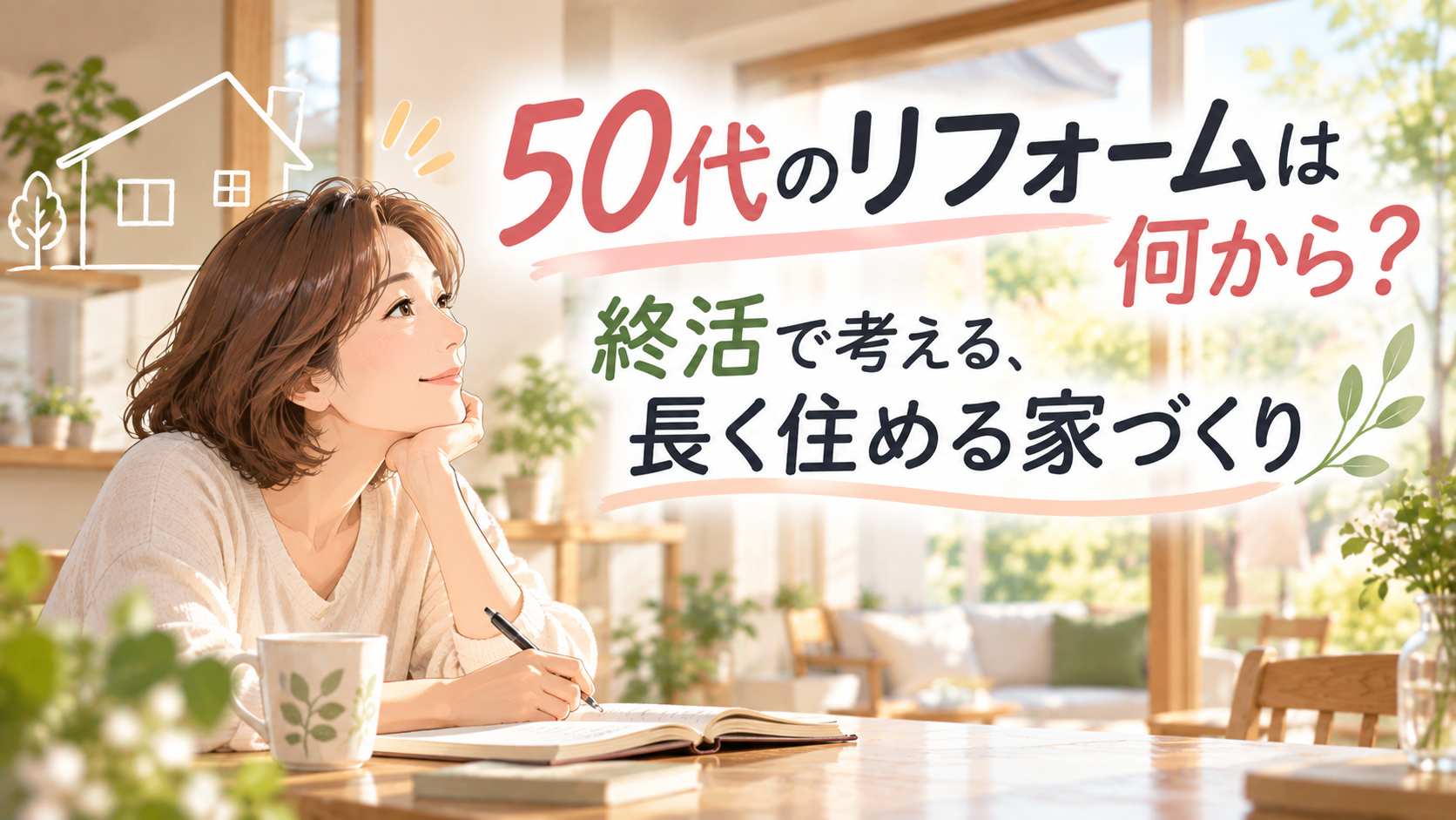50代のリフォームは何から？ 終活で考える、長く住める家づくり