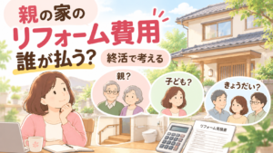 親の家のリフォーム費用は誰が払う？親・子・きょうだいの負担と贈与税の注意点